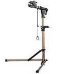 Heavy Duty Bike Repair Stand With 360 Degree Rotating Clamp Holds 1 In To 1.75 In Tubes Rubber Protected 80 Lb Capacity