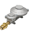 Heavy duty two stage RV propane regulator for consistent gas pressure