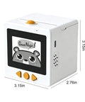 Sweet Smart AI Voice Activated Sticker Printer Portable Inkless Thermal Craft Device With Touchscreen Panel For Quick Kid Friendly Art Creations And No Sweat Cleanup Always, 3.15in square design.