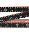 Composite Laminated Ruler with Metric and Inch Scales, Dual Readings, Durable Laminated Construction, Flexible and Compact