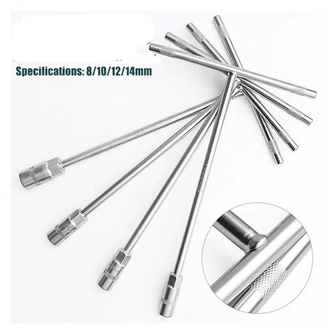 Complete 4 Piece Hex Socket Wrench Set Featuring Hella Durable Steel Allen Keys In 8 10 12 14 Mm Sizes With Badass Non Slip Handles for auto repair.