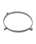 8 Inch Galvanized Pipe Clamp For PVC And Metal Pipes Wall Mount Bracket Conduit And Tube Hanger That Holds Pipes Tight Rigid Pipe Holder Easy Install Conduit Clamp For Vent Ducts Drain Lines And Pipe Runs, galvanized steel ring clamp