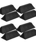 18 Pack Desk Panel Clamp Screen Clips for Office Privacy, black plastic material, arranged in rows, space saving furniture accessories.