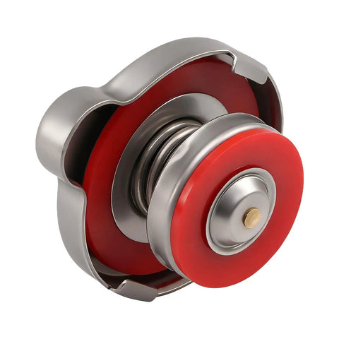 13 PSI Radiator Cap For Polaris Ranger And RZR Models, Ride Ready Coolant Reservoir Cap, part numbers 1240300, 1240093, red color