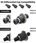 All Metal 45 Steel CVD Driveshaft Set Front And Rear For Arrma Grom Granite Typhon Mega 380 Brushed RC Models Upgrade Includes Wheel Stub Axles, compatibility view
