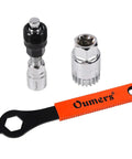 Heavy Duty Bike Crank Extractor And Bottom Bracket Removal Tool With Sixteen Millimeter Spanner for Twenty Tooth Splined BB