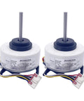 Pair of 2X WZDK30-38G DC Brushless Air Conditioner Motor RD-310-30-8T 30W Inverter Fan Motors with wires and connectors