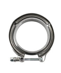 3 Inch V Band Flange Clamp Kit With Ridge Machined Flanges Stainless Steel 4 Clamps And 8 Flanges For Exhaust Downpipe Intercooler And Turbo Install Easy To Install And Remove Premium Performance Upgrade showing a single clamp