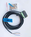 NPN Photoelectric Sensor For Diffuse Reflective Detection, 2MM Spot Size with LED Display and Accessories