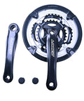 MTB Crankset For Mountain Bikes 170mm Square Taper 9 16 Inch Chainring Set Front Sprocket 18 21 24 Speed Compatible Tough Steel Arm