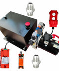 High Performance DC Hydraulic Power Unit With 0.8KW Motor And Electric Remote Control for lifting applications.