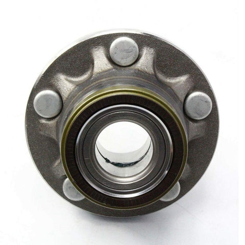 Rear Wheel Hub And Bearing Assembly Replacement For 2010 2011 2012 2013 Ford Transit Connect, metal hub with 5 lug holes.