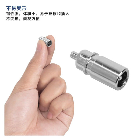 DC Socket Welding Head Free Connector Kit For Skateboard Lithium Battery And Electric Car DC Power Port 5521 close-up
