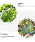 Two Piece Portable Reaping Hook For Gardening And Mowing Ergonomic Grip cutting grass and weeds, demonstrating versatility