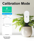 Calibration mode for Intelligent Soil Moisture Sensor 3 Pack With Capacitive Probes, Zigbee Hub Required, Moisture And Temperature Meter For Gardening.