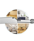 Soft Close Hydraulic Buffer Cabinet Door Support Rod With Gas Spring Lift for overhead and wall cabinets in home settings
