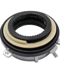 Autoround 4WD locking hub actuator front view with beige seal and metal housing