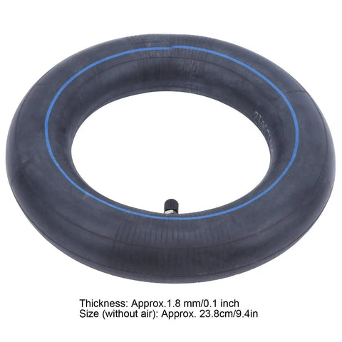 Inner Tube Replacement For No 9 Electric Scooter With Inflation Straight Mouth Durable Butyl Rubber Lightweight Design Big Shock Absorption Easy Install Protects Rim And Ride Quality