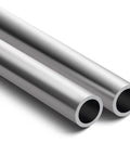 Heavy Duty 2 Pack 1 Inch OD Aluminum Round Tubing 0.12 Inch Wall 24 Inch Long 6061 Aluminum Tube For Furnishings DIY Projects Machinery Silver