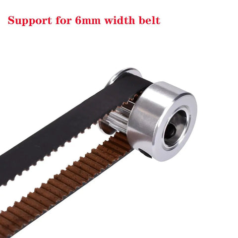 GT2 Timing Pulley 20 Teeth 8mm Bore For 6mm Width Belt For 3D Printer CNC Machines Aluminum Lightweight And Durable
