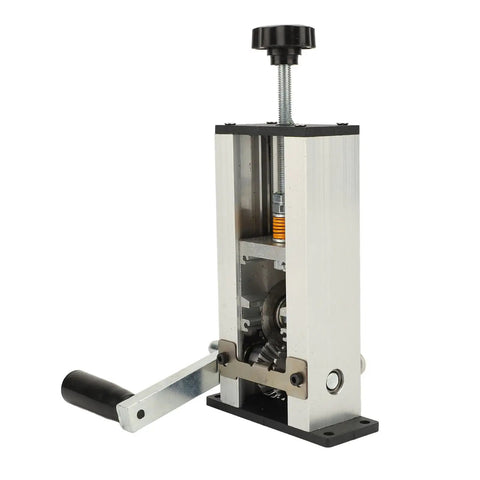 Ftvgou Mini Cable Stripper Machine Compact Manual Wire Peeler Cutter With 25Mm² Stripping Range Replaceable Blade visible from the side.