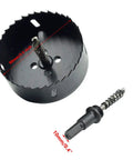 Pro Grade Heavy Duty Bi Metal Hole Saw Drill Sharp Cutter Rock Hard Edge Zero Binding Design Straight Shooting Performance For Wood And Plastic 3.5 Inch Tool with sharp teeth and insert.