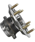Front view of Front Wheel Hub And Bearing Assembly Replacement For 2009 To 2012 Chevrolet Colorado And GMC Canyon 2WD With ABS Direct Fit 2 Piece Set