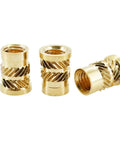 Threaded Insert Knurled Nuts M2 To M8 Brass Hot Melt Flange Nut For Plastic Projects