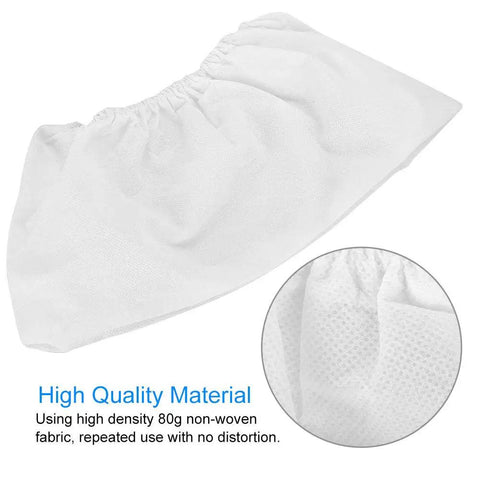 Heavy Duty Non Woven Dust Collector Bag For Nail Suction Machine With Secure Snap And Easy Change Design, white non-woven material.