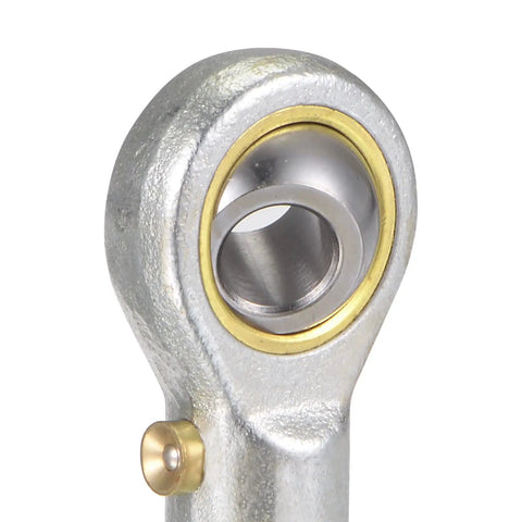 2 Pack Spherical Rod End Bearing 6mm Bore M6x1.0 Right Hand Female Thread Self Lubricated Joint For Hydraulic Cylinders And Machinery Pro Grade Built Tough Heavy Duty High Precision Pivot Point, metal body with grease fitting