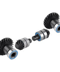 Steel 12T And 24T Pinion Gear And Differential Helical Gear Set For Front And Rear Axles Beefed Up For TRX4M Bronco Defender K10 F150 One Eighteen RC Crawler