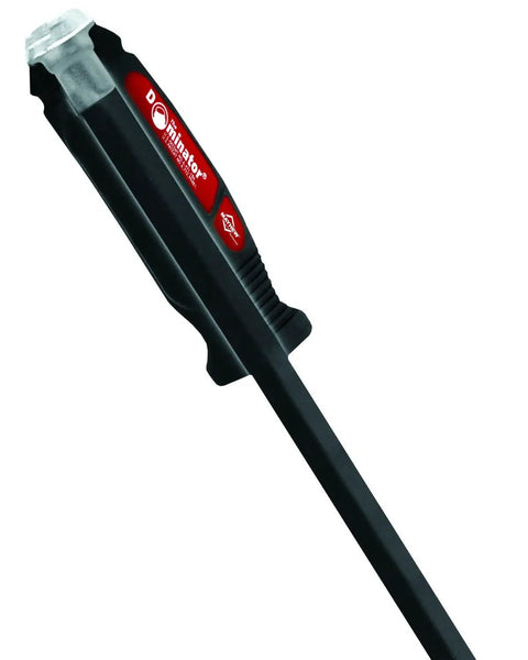 Dominator Pry Bar Set 25 Inch And 31 Inch Curved Black Oxide Finish with ergonomic composite handle, focus on handle design.