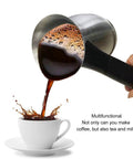 600W Turkish Coffee Maker 600ml Electric Coffee Pot With Anti Scald Handle pouring coffee into cup