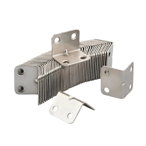 Heavy Duty 90 Degree Angle Plate Joining Connector for Metal Frames, solid steel construction, multiple brackets in view