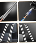 Straight Shooter 2 Piece Electrician Wire Twisting Tools Automatic Wire Stripper For Power Drill showing carbide steel wire connectors.