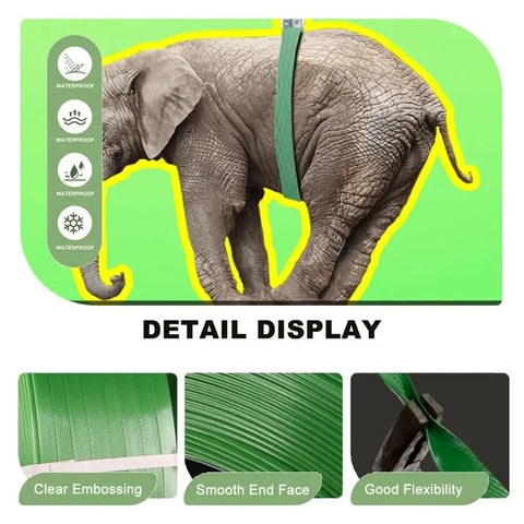 Heavy Duty Polyester PET Strapping Rolls For Packaging And Bundling, showing green strap supporting large weight, detail display