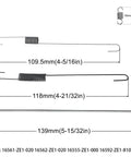Extension Spring Kit For GX Engines GX160 GX200 GX270 GX390 Governor Throttle Return Linkage Set 17 Pcs detail with measurements