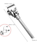 Adjustable Door Hinge Wrench For Quick Precise Repair With Manual Jaw Stainless Steel Built For Residential And Commercial Wooden Or Metal Exterior Doors And Cabinet Hinges, showing wrench dimensions.