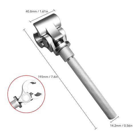 Universal Stainless Steel Door Hinge Adjustment Tool, Quick Fix Hinge Wrench For Indoor And Outdoor Doors, Fix Sagging Doors Fast In A Snap Without Dismantling