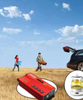Beast Mode 2000W Power Inverter transforms car DC 12V to AC 110V smoothly, providing outlets for outdoor activities.