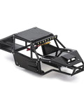 Rock Tarantula Nylon Buggy Body Shell For TRX4M 1 18 RC Crawler Upgrade With Roof LED Lights shown unassembled