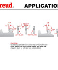 Diagram showing 12 Inch Dado Blade Set With One Inch Arbor And Thirty Six Heavy Duty Cutters for precise cutting angles.