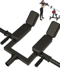 Squat Bar With Shoulder Pads For Strength Training And Arm Weight, Heavy Duty T Bar Handle Attachments For 2 Inch Barbell Bars