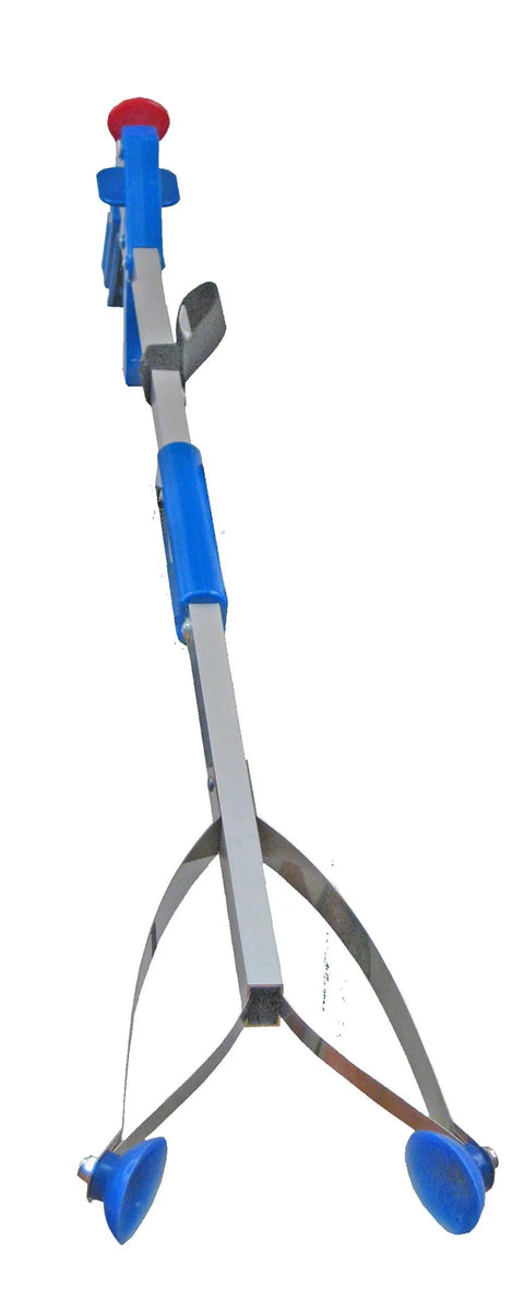 32 Inch Foldable Reacher Grabber Tool With Locking Handle, 4.5 Inch Jaws, Heat Resistant Silicone Tips, Lightweight Collapsible Grabber For Easy Reach And Pickups, 5lb Capacity, 2 Pack