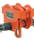 Beefy 2 Ton Push Beam Trolley Adjustable For I Beam Flange Width Four To Eight Inches Fits Standard Or Wide Flange Track Dual