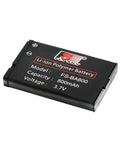 Li-ion polymer battery for Flysky FS-GT3C RC Transmitter 2.4GHz 3CH LCD Remote Controller, model FS-BA800, capacity 800mAh.