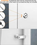 Heavy Duty Aluminum Access Panel featuring a screw latch lock, measures 11.9 x 23.9 inches, for secure drywall use.