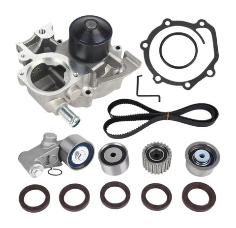 Complete Service Kit for Subaru 2 5 Liter Ej25 Ej253 Engine New Timing Belt Water Pump Gasket Set Keeps Your Engine Running Smooth for Impreza Legacy Outback Forester 2006 2012 Models High Quality Parts You Can Trust., water pump, timing belt, pulleys, and gaskets