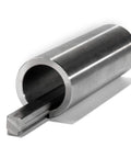 Stainless Steel Crank Shaft Sleeve Adapter From Three Quarter Inch To One Inch Three Inch Long With Two Inch Step Key And One Quarter Inch Keyway