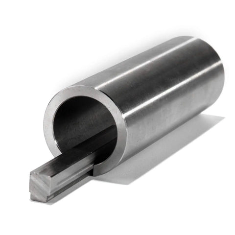 Stainless Steel Crank Shaft Sleeve Adapter From Three Quarter Inch To One Inch Three Inch Long With Two Inch Step Key And One Quarter Inch Keyway